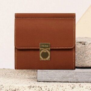 Numéro Sept Wallet - Smooth Cognac - NWT and Box
